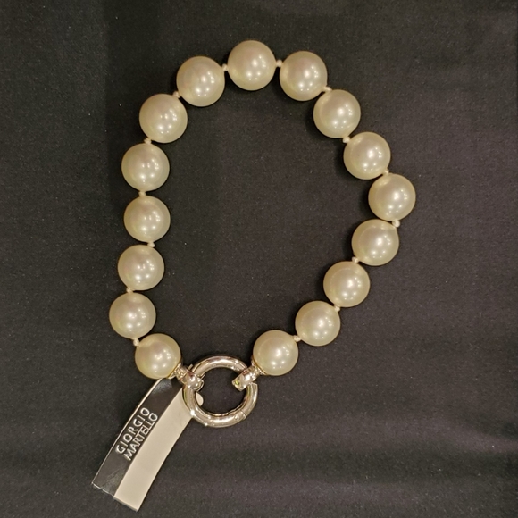 GIORGIO MARTELLO PEARL BRACELET, NEW - Picture 7 of 7